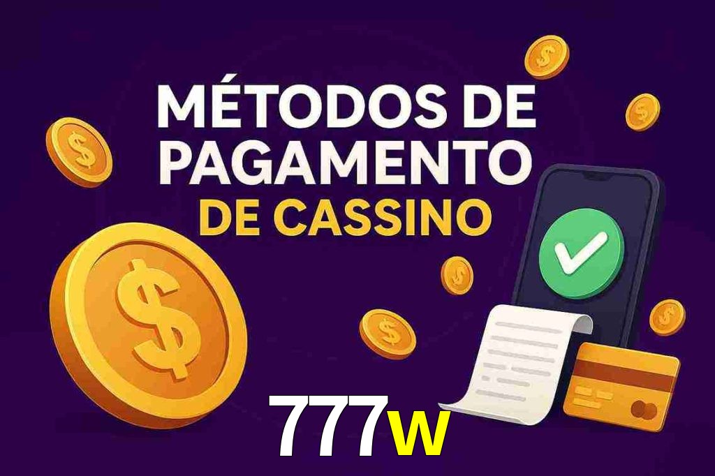Métodos de Pagamento no 777w